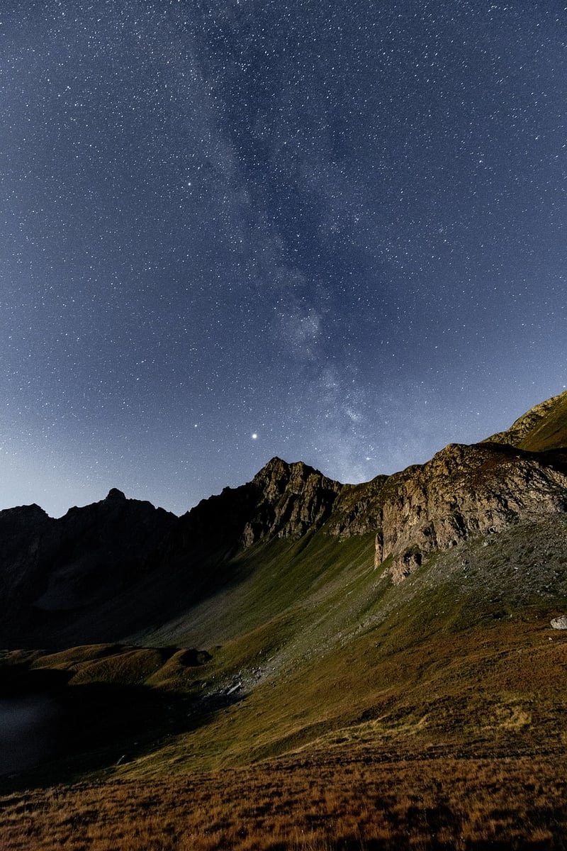 Milky Way night sky